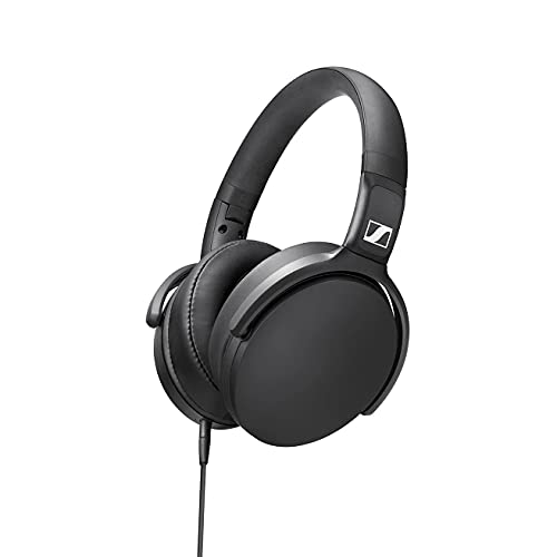 Sennheiser Consumer Audio HD 400S Closed Back, Around Ear Headphone with One-Button Smart Remote on Detachable Cable,Black