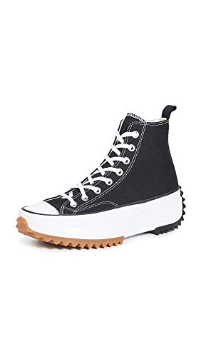 Converse Run Star Hike Hi Sneakers, Black/White/Gum, 9 US Women/7.5 US Men