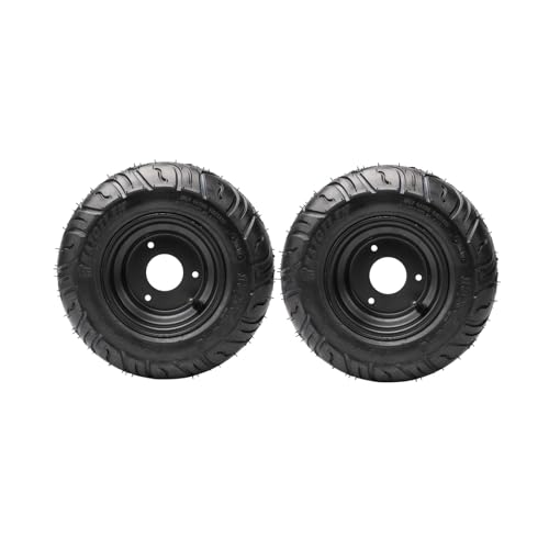 ICONSPORTSS 6" Wheel 13x5.00-6 Tire Rim 3 Lug Wheel 78mm Bolt Distance 13x500-6 for Lawn Mower ATV Go Kart Quad Bike Mini Bike Drift Trike Tricycle (4)