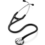 3M Littmann Master Cardiology Stethoscope, 2160, Stainless Steel Chestpiece, 27" Black Tube