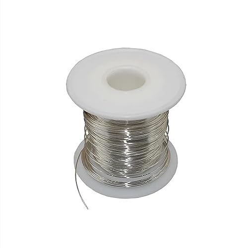 FUTTFUTTFU Titanium Wire, High-Purity Titanium Alloy, 99.99% Purity, 1.0mm Diameter, 10M Length, TA1 Grade, Silver, Aerospace, Military, Medical, High-Performance Applications, Part Number TI-2099