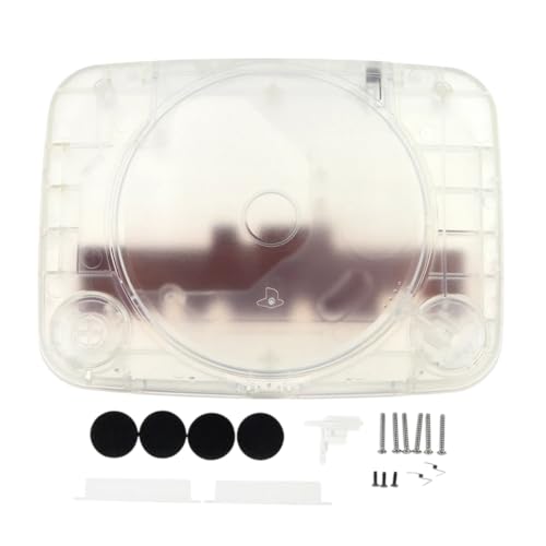 Clear Whitefull Set Shell Case for Ps1 One Console Housing Translucent Ps Psone Transparent Game New 2025 High Reliable Electronic Component
