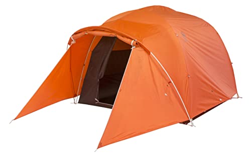 Big Agnes Bunk House - Large Family Tent, 3 Season Waterproof Backpacking Gear, Easy Set Up for Groups, Rooibos/Shale, 4 Person