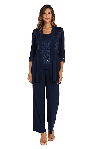 R&M Richards Women's Formal, Navy, 8