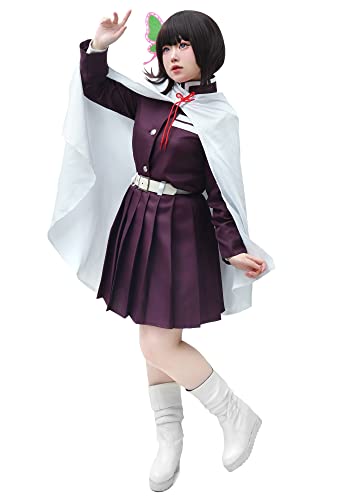 C-ZOFEK Women's Dress Kanao Cosplay Costume Suit with White Rope and Belt (Small)