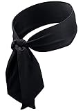 NIKE Dri-Fit Fury Sweat-Wicking Head Tie - Unisex (Black)