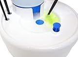 Masterson Fresh Water Rinse Well Brush Cleaner for Cleaning Paintbrushes, Cleaning System for Acrylic, Watercolor, and Water-Based Paints, Great for Studio, Classroom, and Face Painting, Made in USA