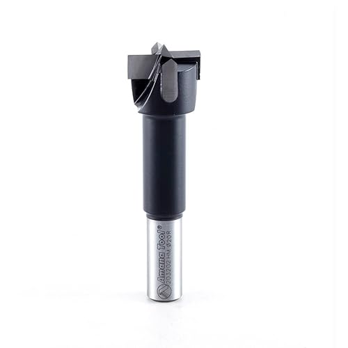 Amana Tool 203202 Carbide Tipped Hinge Boring Drill Bit 20mm Dia x 70mm Long x 10mm Shank Right Hand