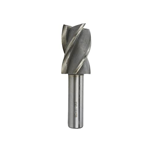 Rannb End Mill 1.5" Cutting Dia 0.8" Shank Dia Straight Shank 4 Flute Drill Bits Cutter Tool