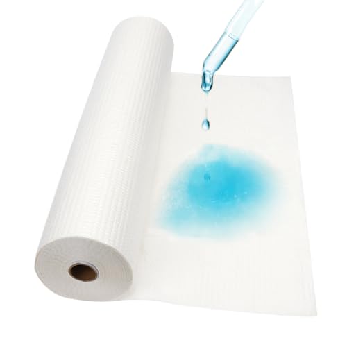 Bench Liner - Laboratory Absorbent Bench-Top Liner, with Poly Backing，White (19.68" x 70ft)