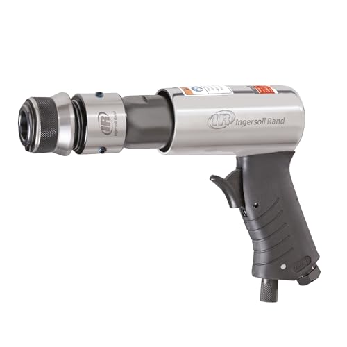 Ingersoll Rand 114GQC Air Hammer - 3 PC Chisel Set with Tapered Punch, Panel Cutter, Flat Chisel, 2-5/8 Inch stroke, 3500 BPM, Lightweight, Compact, Gray