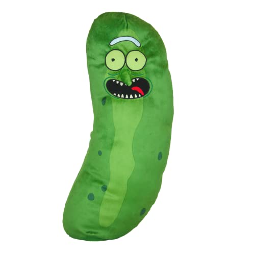 Franco Collectibles Pickle Rick and Morty Adult Swim Super Soft Plush Cuddle Pillow Buddy, One Size, (100% Officially Licensed Product)