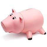 Piggy Bank, Cute Plastic Coin Bank for Boys and Girls, Unbreakable Pig Money Bank for Kids Gift (Pink)