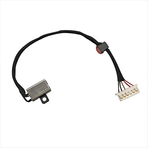 Huasheng Suda DC Power Jack Cable Port for Dell Ins-piron 15 5000 5551 5552 5555 5557 5558 5559 5566 5452 P51F 17 5755 5759 5758/14 5458 5455/Vostro 14 3458 3459 P51F P51F002 0KD4T9 DC30100UD00