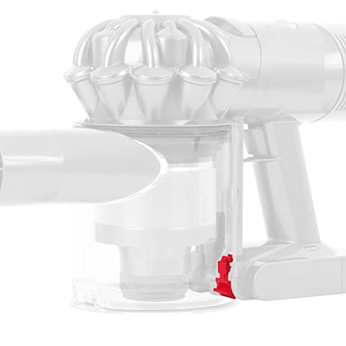 Dust Bin Locking Button Compatible with Dyson V7 V8 SV10 SV11 Vacuum Cleaner Dust Cup Release Lock, Dust Collector Switch Button with Spring