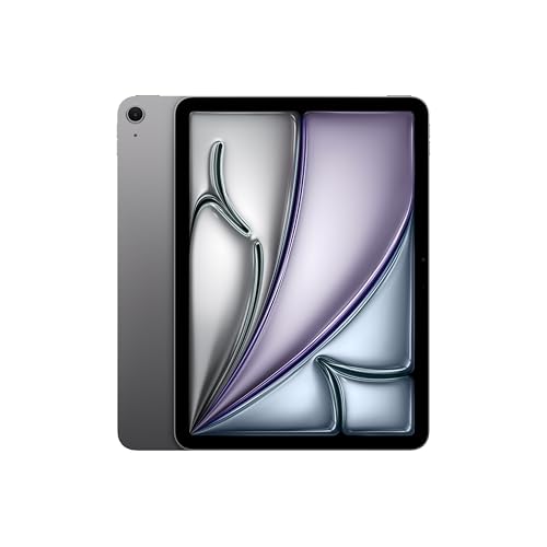 Apple iPad Air 11-inch with M3 chip Built for Apple Intelligence, Liquid Retina Display, 256GB, 12MP Front/Back Camera, Wi-Fi 6E, Touch ID, All-Day Battery Life — Space Gray