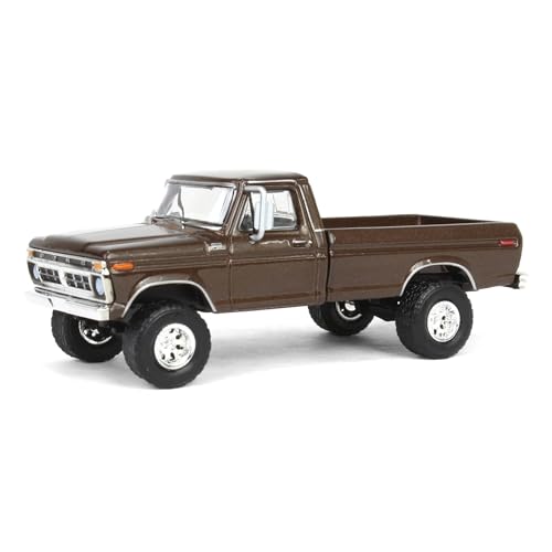 Midwest Diecast Greenlight 1977 Rootbeer Metallic Ford F-250 1/64 Exclusive