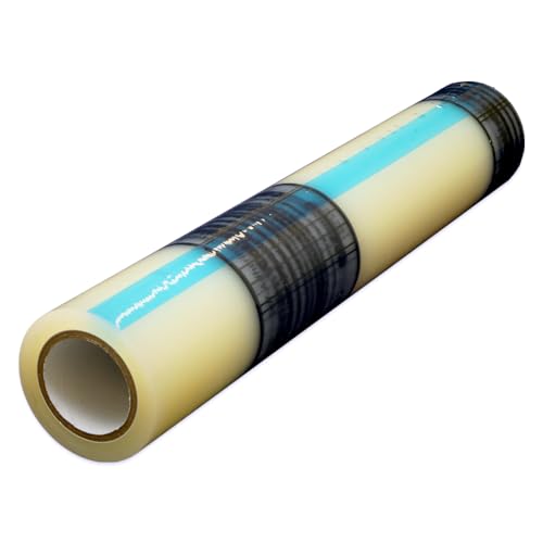 RBL Products Collision Wrap 18” x 100’ – Self-Adhering Plastic Wrap for Sprung Doors, Broken Windows & Cracked Windshields – 3 Mil Puncture-Resistant Film