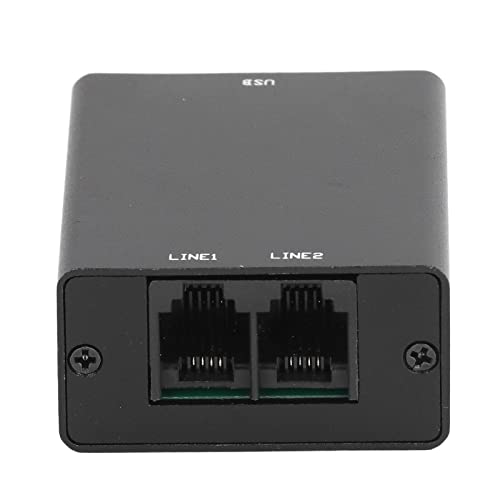 Mini Telephone Recorder Landline Phone Call Recorder 32GB Analog Telephone Audio Voice Recorder Automatic Telephone Record Device 100‑240V (US Plug 100‑240V)