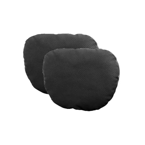 MZYRZ Car Seat Headrest Pillow for Mercedes Benz GLS/AMG X167 X166 SUV 5-Seats Car Headreast Car Neck Break Cushion Head Support Rest Pillow Seat Lumbar Pillow Accessories,Black-2*Headrest