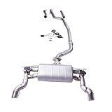 Exhaust Upgrade Compatible for BMW 320I 330I 325I F30 F31 N20 B48 G20 G21 Catback Stainless Steel 304 Catback M3 Tips Valve Exhaust,Variable Valve(Please note)