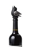 ChirpyTop Wine Pourer - Black and Chrome