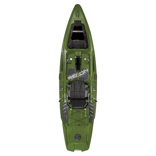 Wilderness Systems Recon 120 - Sit on Top Fishing Kayak - 360 Degree ACES seat - 12 ft - Ranger Green