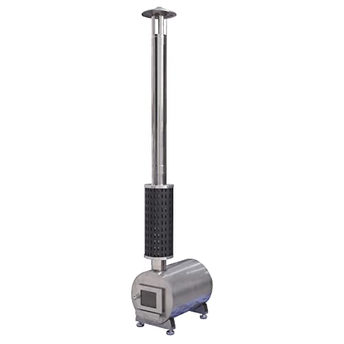 External Wood-Burning Hot Tub Heater | External Heater for Wood-Fire Hot Tub | Equivalent to 10-15kW Electronic Heater | Stainless Steel Hot Tub Heater | 2-3/5” Connecting Pipes (External)