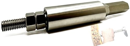 Pro-Graad 9-1/2” Stainless Steel Rotary Sanding & Airway Buff Polishing Extender with Stabilizing Handle, Extension for 5/8-11 Angle Grinders, Ideal for Deep Dish Wheels and Hard to Reach Areas