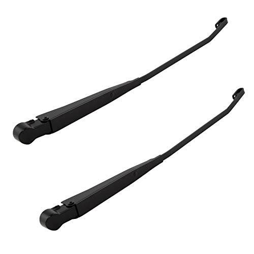 TRQ Front Windshield Wiper Arms Pair Set Kit Compatible with Ford Bronco F-Series Pickup Truck