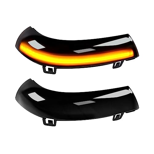 doiplent LED Side Mirror Turn Signal Lights for VW Golf 5 EOS GTI Jetta MK5 Passat, Sequential Lamps Smoke Cover Lens