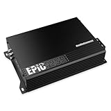 AudioControl EPICFOUR Epic Series 800 Watt RMS Compact 4-Channel Car Audio Amplifier 200x4 @ 2 Ohms, Class D, High Pass Filter, Smart Auto Protection