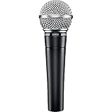 Shure SM58 Pro XLR Dynamic Microphone - Professional Studio & Live Performance Cardioid Mic for Vocals, Podcasting, and Recording (SM58-LC)