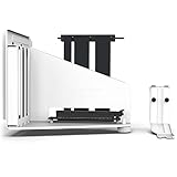 NZXT Vertical GPU Mounting Kit - AB-RH175-W1-175 mm PCIe 4.0x16 Riser Cable - GPU Holder - Sturdy Steel Bracket - White