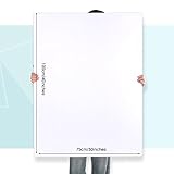 Kathfly 6 Pack Large Foam Boards Bulk 3/16 inch Thickness Giant Foam Core Board Presentation Board Multipurpose Blank Board for Presentation Project Crafts Mounting School Display(30 x 40 Inch,White)