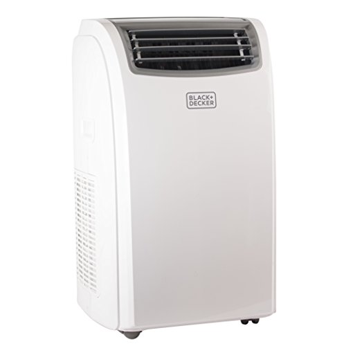BLACK+DECKER Smart Portable Air Conditioner with Heat, 12,000 BTU Cooling, 9,000 BTU Heating for Rooms up to 550 Sq. Ft., Follow Me Remote, BPACT12HWT, White