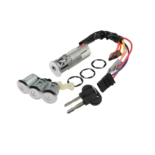 9170G3 252522 5 Pcs/Set Door Lock Barrel Set With Keys Look Cylinder Fit For Peugeot Fit For Citroen Berlingo Xsara Fit For Picasso Car accessories