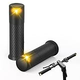 FXINRUIA E Scooter Handle Grips Turn Signal, Bicycle Replacement Handlebars Warning Light for Xiaomi M365/Pro2/1S Ninebot G30 Replacement Grip Handlebar, Scooter