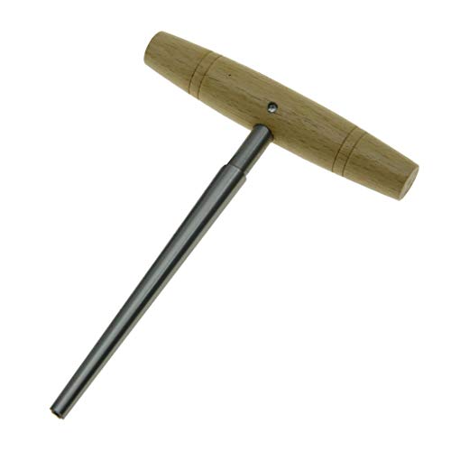 KAISH Violin Viola Peg Hole Reamer for 3/4 4/4 Violin 1:26 Taper with Wood Handle Violin Luthier Tool