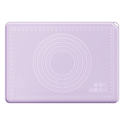 Large Kneading Pad Silicone Dough Baking Mat 70x50 60x40 5mm Thick Non-stick Pastry Board Reusable Kitchen Baking Mat Accessory (Size : 60x40CM)