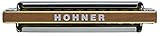 Hohner Marine Band 1896 Harmonica - Key of A Bundle with Case, Pouch, Austin Bazaar Online Manual, and Polishing Cloth