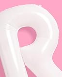 xo, Fetti White Jumbo BRIDE Balloons - 40 inch, XL | Bachelorette Party Decorations, Wedding Party, Engagement Party, Bridal Photo Booth