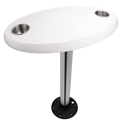 Hoffen Marine Thread-Lock Table Package - Oval (Silvery Grey)