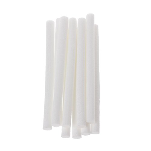 YOGOTEU 110Pcs 8mm Humidifier Cotton Swab Cotton Filter Humidifier Sticks Cotton Filter Sticks Replace Humidifier Parts