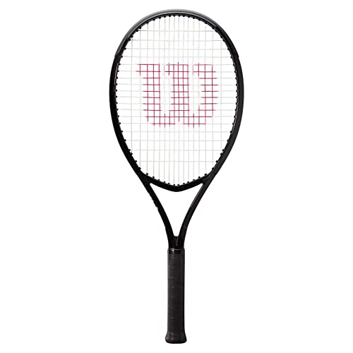 WILSON XP 1 Adult Recreational Tennis Racket - Grip Size 3-4 3/8", Black