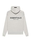 scorched earth ESSENTIALS FEAR OF GOD (OVERSIZED) HOODIES (SS8) (US, Alpha, Medium, Regular, Regular, LIGHT-OATMEAL)