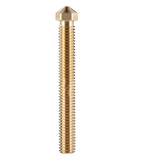 SaditY XIAOMINDIAN 1pc Mellow Brass Super Volcano Nozzle 1.75MM/3.00MM Filament Large Flow 3D pinter for Super Volcano Hotend Brass Nozzle Printer Parts (Color : 3.00MM, Size : 0.4mm)