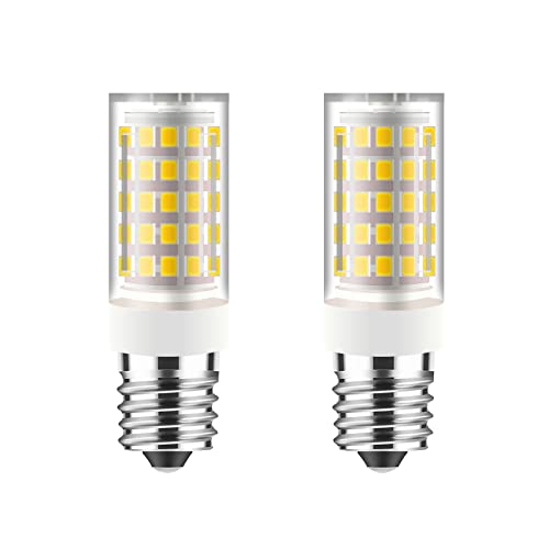 Yucclim 5W Sewing Machine LED Light Bulb – No Flicker 5/8" Base Screw in Type 15 Watt 120 Volt Halogen lamp Replacement (2Pack, Natural White)