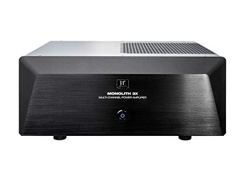 Monolith Multi-Channel Home Theater Power Amplifier - with 3x200 Watt Per Channel Into 8 Ohms, XLR and RCA Inputs, Toroidal Transformer