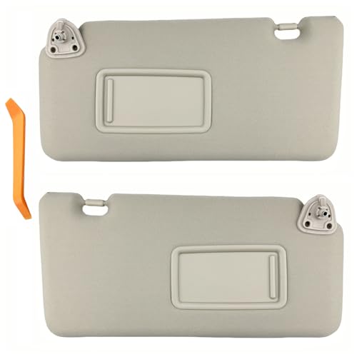 2 Pieces Sun Visor Replacement for Nissan Versa 2007-2012, Tiida 2005-2012,